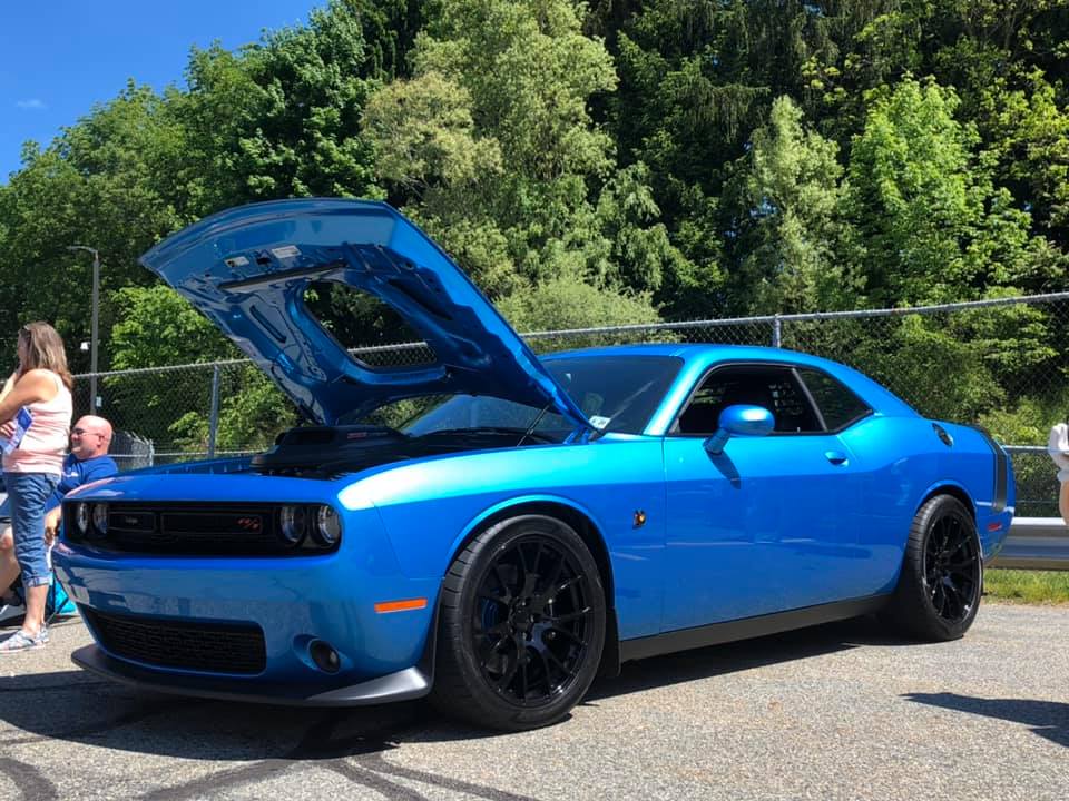 B5 Blue Challenger at an outdoor car show